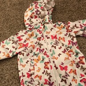 Girls H & M rain jacket / wind breaker